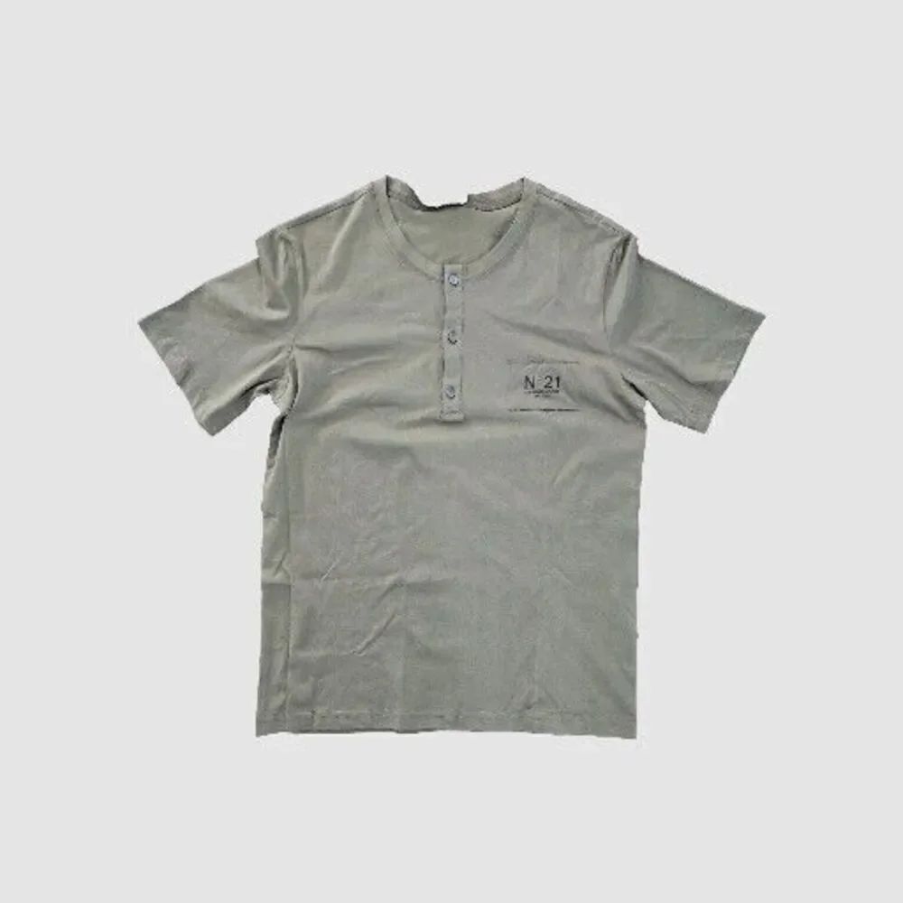 N21 N°21 T-shirt Short Sleeves Round Neck Logo Top Size M New